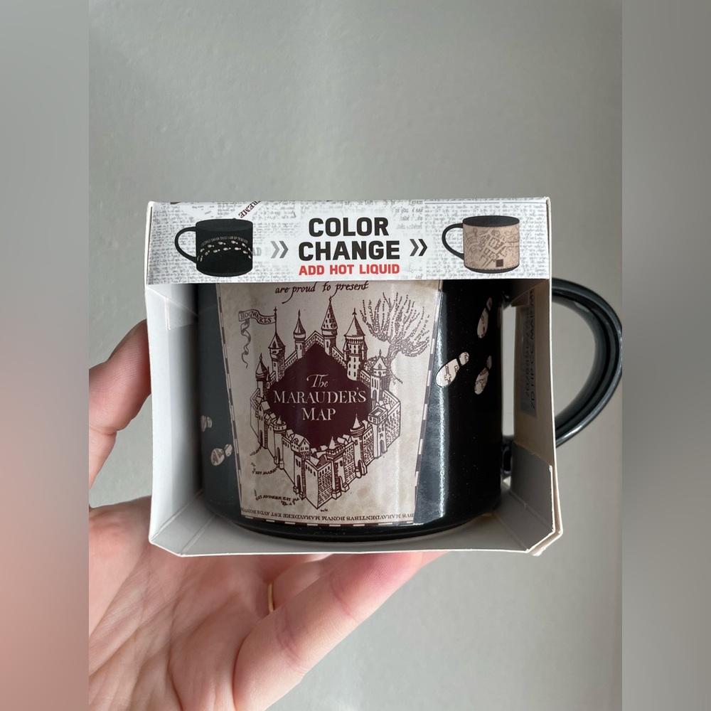 Marauder's Map Color Change Mug - Black